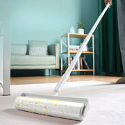 EasyClean Lint Roller Long Handle Battery-Free Dust Remover for Floors Clothes