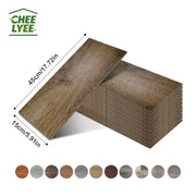 32-Pack Vinyl Flooring Tiles 15x45cm Self-Adhesive Wood Grain Stripes Indoor