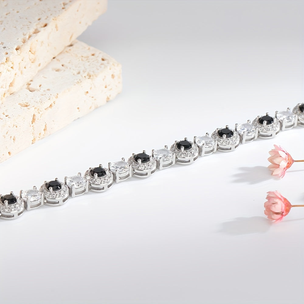 Moissanite Tennis Necklace 28 Carats D VVS1 Silver Feminine Birthstone