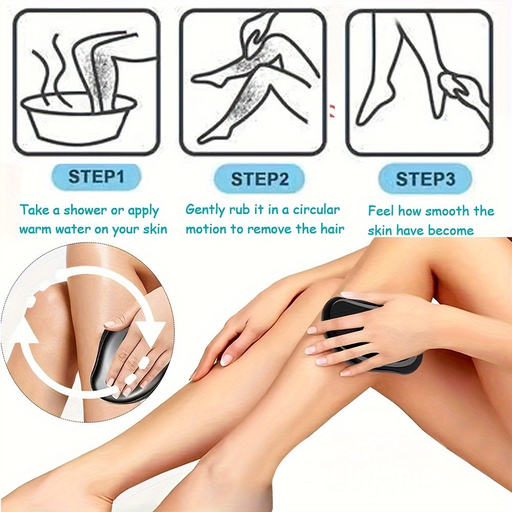 Painless Exfoliating Hair Removal Tool for Legs and Arms Waterproof for Men and Women