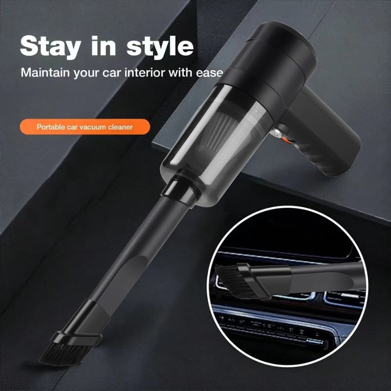 Wireless Portable Vacuum Cleaner with 3-in-1 Nozzle for Home Car Pet Grooming