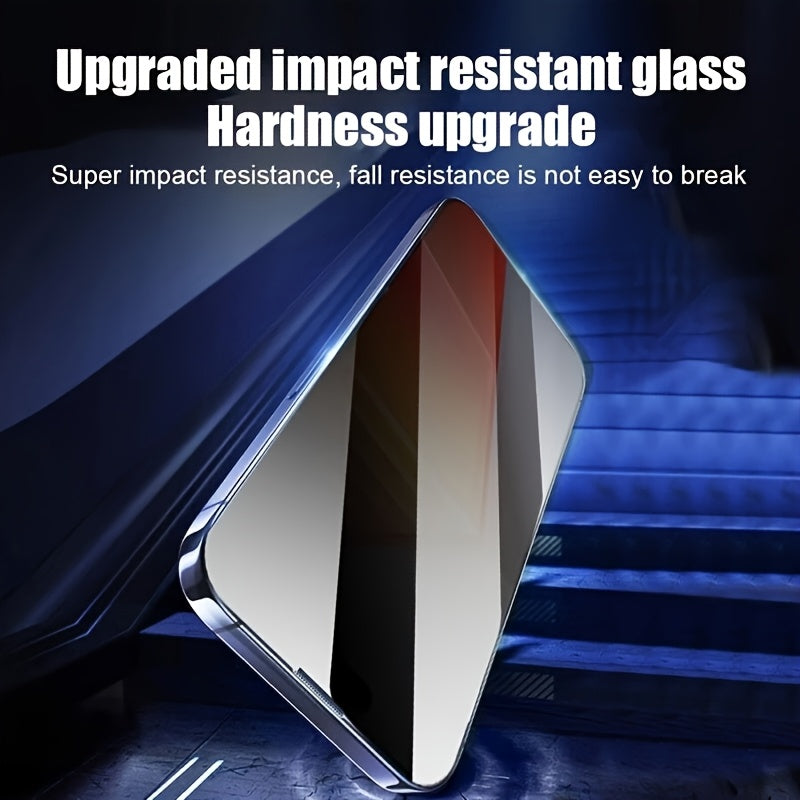 Full Cover Privacy Screen Protectors and Camera Lens Protectors for iPhone Models 16 Pro Max 15 Pro Max Mini 9H Tempered Glass Dynamic Island Compatible