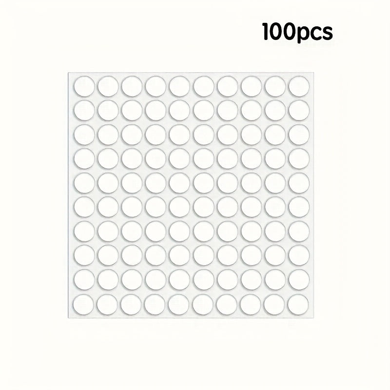100 Clear Reusable Mounting Stickers for Pictures Balloons Posters
