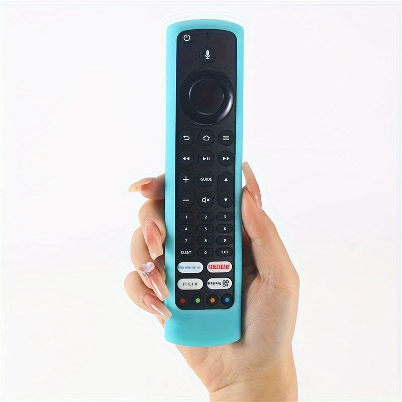 Funda de silicona para control remoto para TV y mandos de medios, funda duradera para Toshiba, JVC, Xiaomi Fire TV, TCL