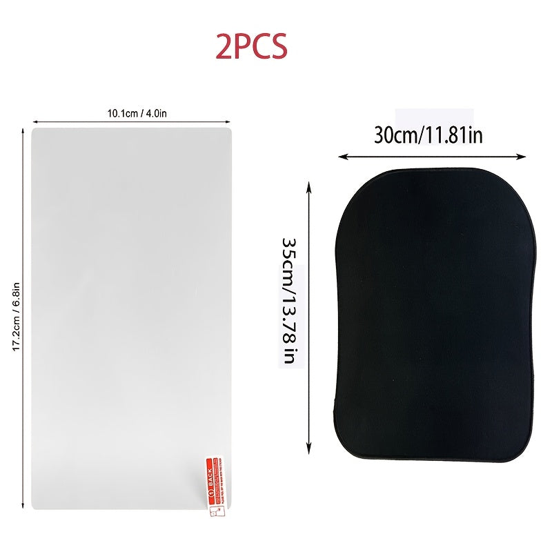 Blender Screen Protector and Anti-Slip Pad Set for TM6 and TM5 30x35cm Scratch-Resistant PET