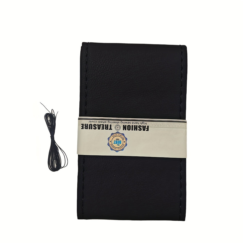 Universal teri avtomobil rul boshqich qopqog'i 38.1cm DIY ignalar va ip bilan