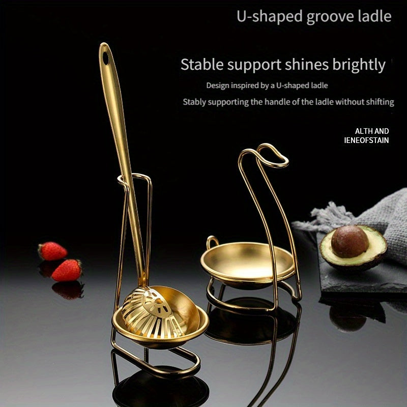 Stainless Steel Kitchen Organizer Set with Vertical Spoon and Bowl Holders