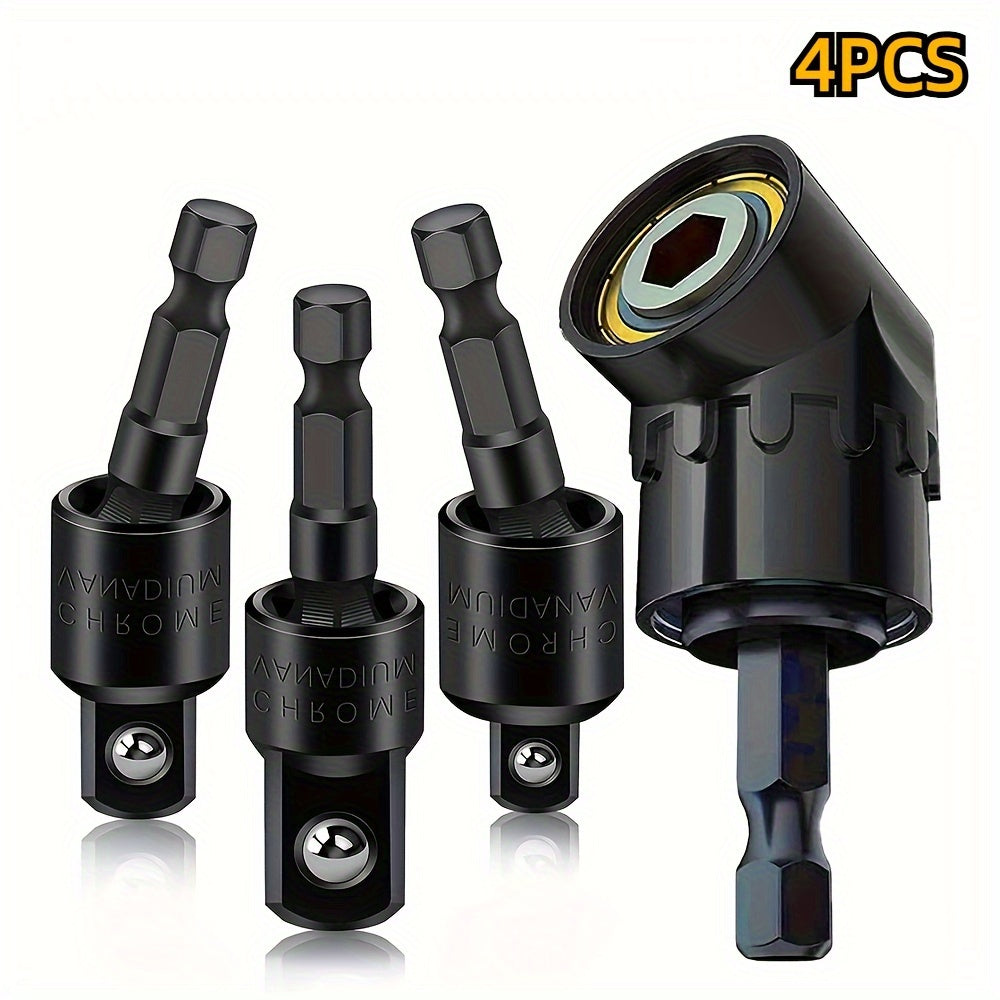 Набор удлинителей для ударных сверл 1/3/4 шт. адаптер для углового гнезда 105°