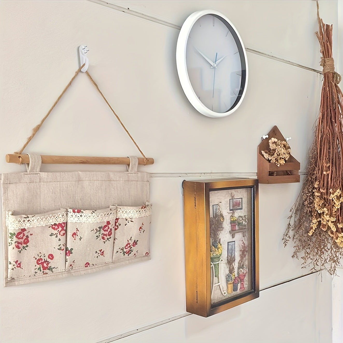 20-Pack Plastic Utility Hooks for Hard Walls Removable and Easy to Install