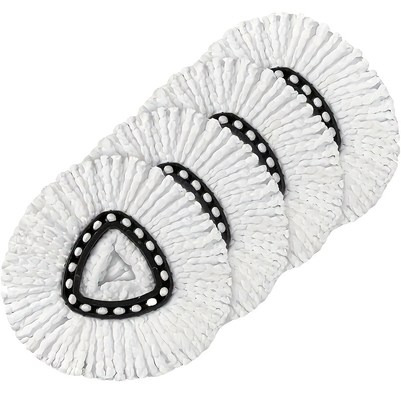 Eng yaxshi tanlov: Ocedar EasyWring mopi uchun 4 ta spin mop almashtirish boshliqlari to'plami - Mikrofiberga mos boshliqlar