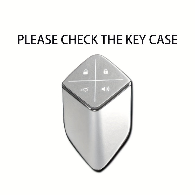 Universal TPU avtomobil kaliti qopqog'i uzoq masofali kalit uchun, olmos bilan bezatilgan kalit zanjiri bilan