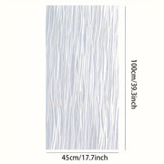 Frosted Glass Window Film Removable Vinyl UV Blocking Cling for Home Bathroom Living Room