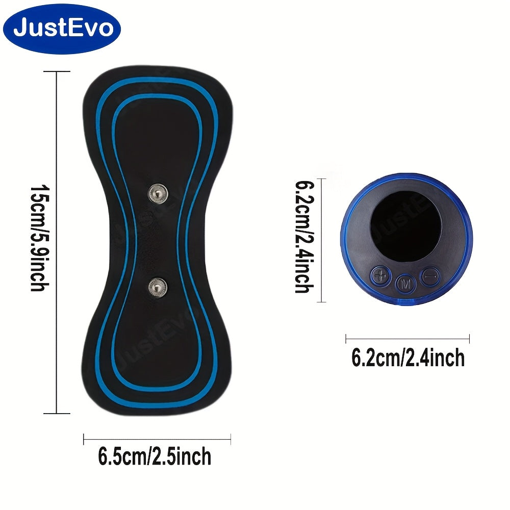 JustEvo EMS Mini bo'yin massajchisi, massaj plitkasi va portativ massajchi uyda va harakatda mukammal tana bo'shatuvchilardir.