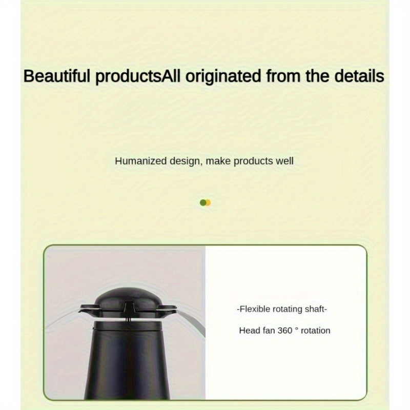 Портативный уличный вентилятор для летающих насекомых, работает на батарейках, съемный