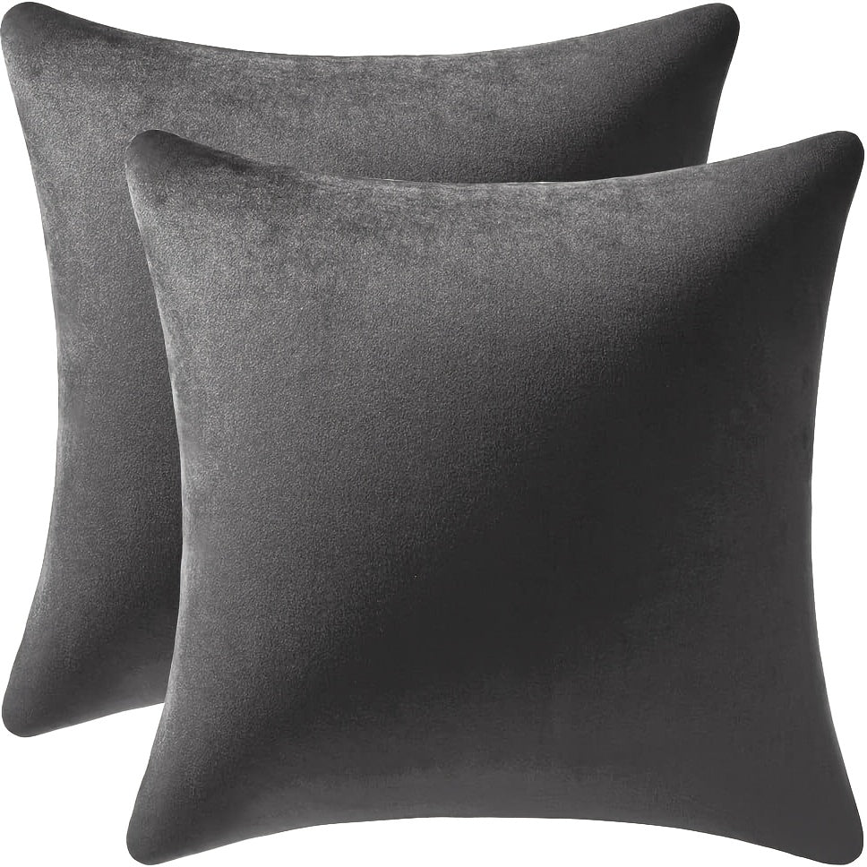 Velvet Decorative Pillow Covers Set 45.72cm for Sofa Bed Car Living Room