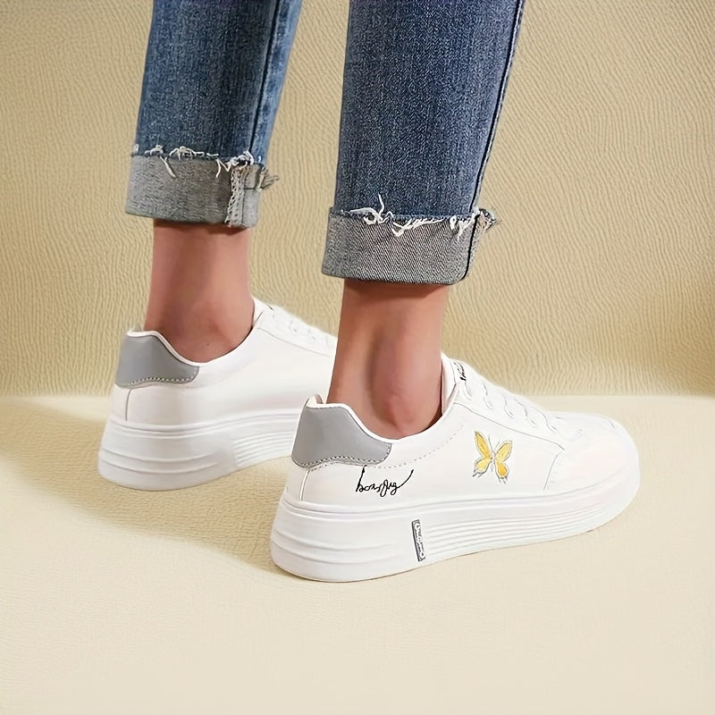 Zapatillas blancas transpirables para mujer para deportes, ocio y senderismo