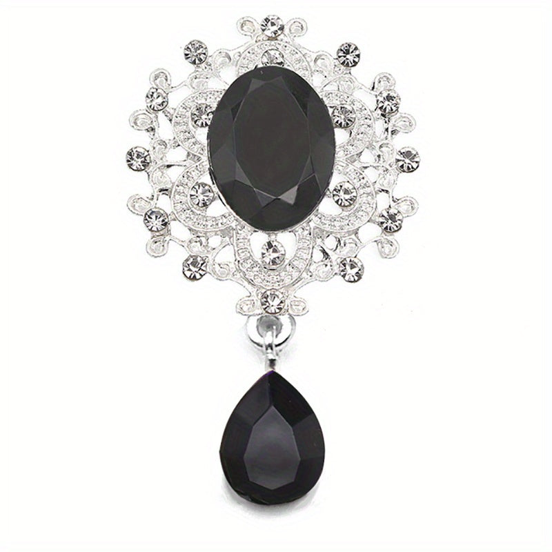 To'y takliflari, sovg'a qutilari va stakanlar uchun 10 ta rhinestone broshyalar to'plami