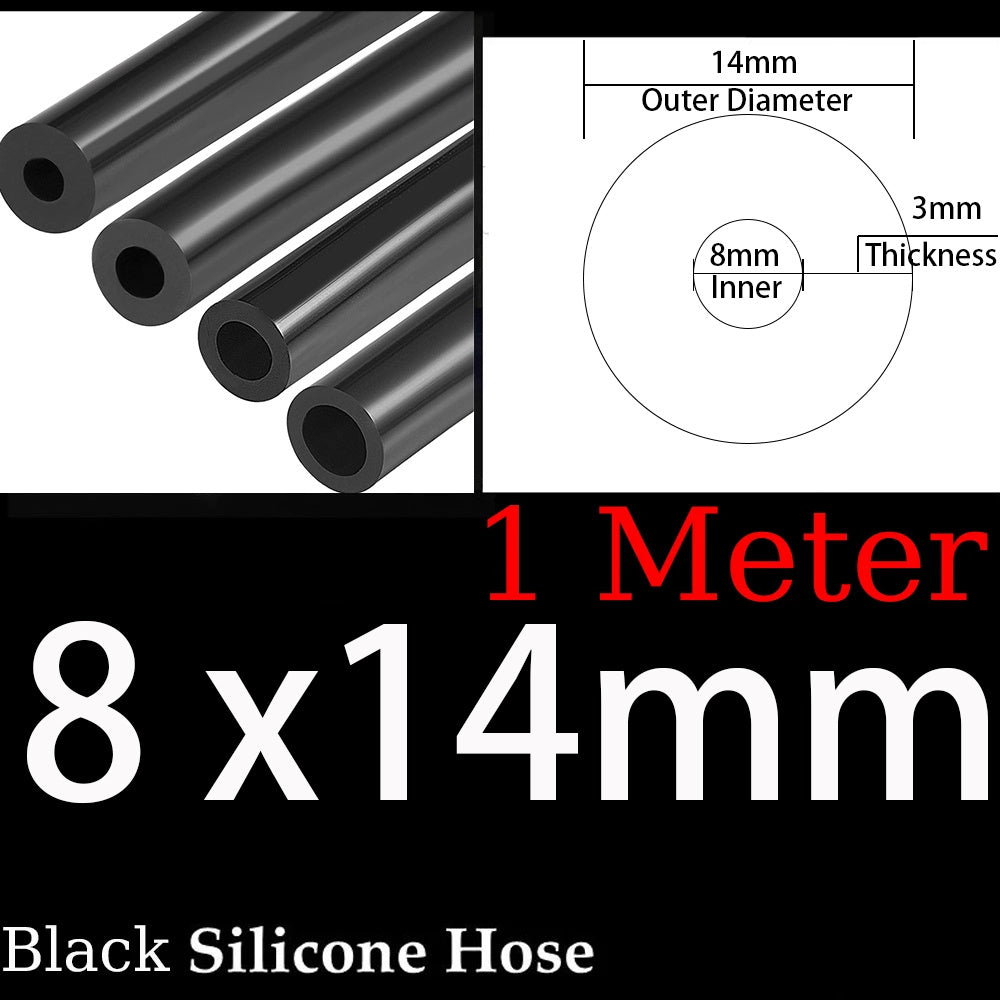 Universal Silicone Vacuum Hose 3/5/4/6/8/10/12/14mm Blue 1m