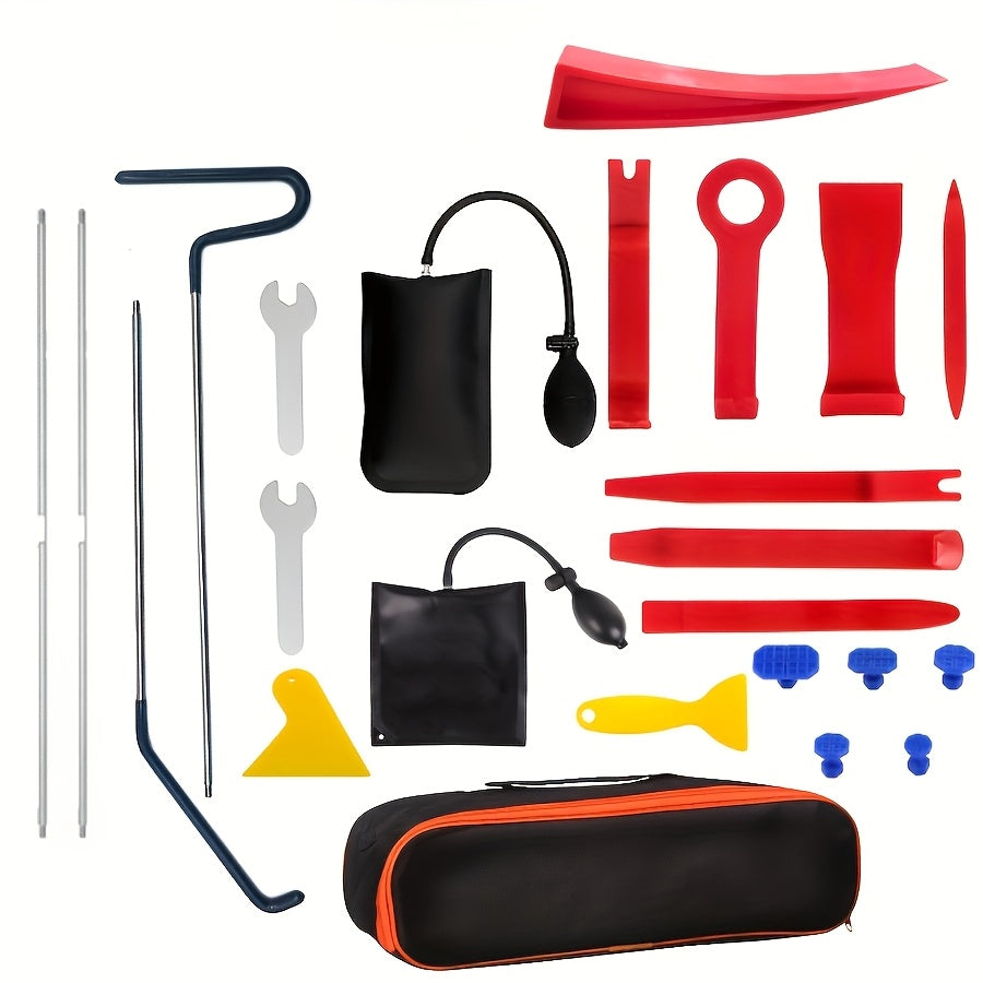 Universal Car Repair Tool Kit Inflatable Air Wedge Door Lock Grabber