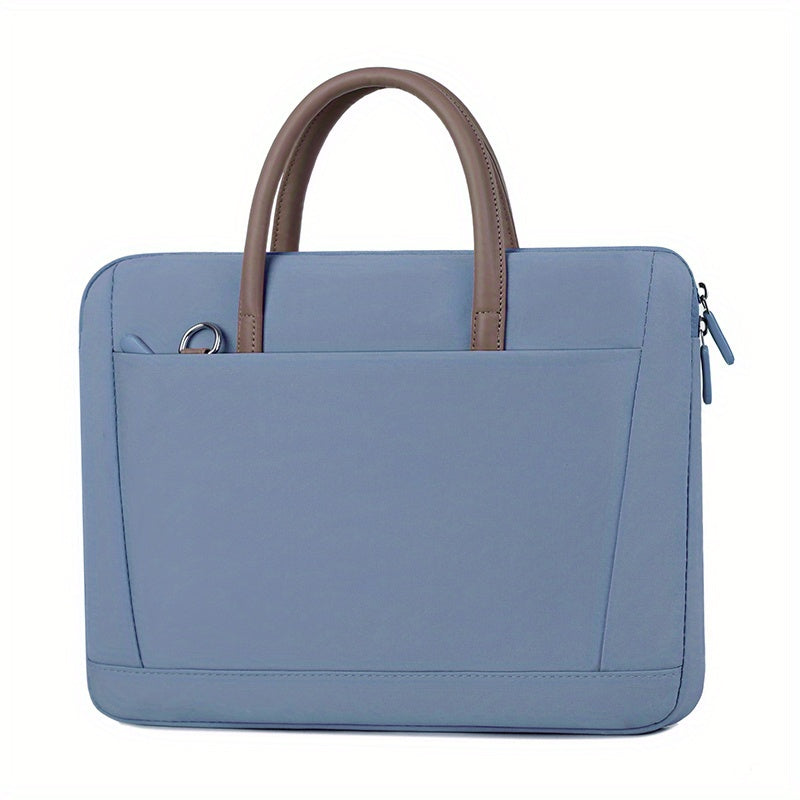 Bolsa de nylon resistente al agua para portátil con correa ajustable para escuela, oficina y uso diario