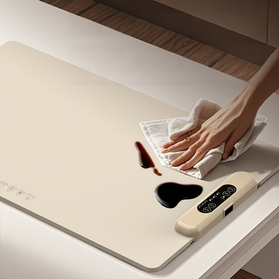 Regulación europea para calefacción inteligente doméstica de temperatura constante, tabla de corte multifuncional, placa de aislamiento de silicona plegable