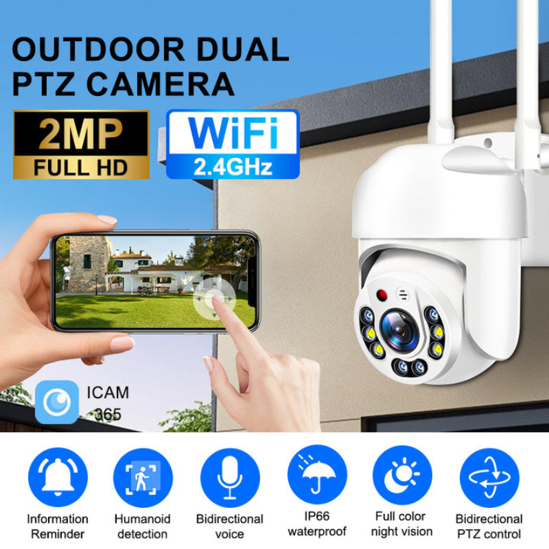 THIRYWO 2MP Wireless Security Camera System'ni taqdim etamiz, u 2.4 WiFi ulanishi, To'liq Rangli Kechki Ko'rish, Audio CCTV Kuzatuvi va 360 IP Kamera bilan uy va hayvonlarni kuzatish uchun ideal. Sevimli hayvonlaringizni Pet Room bilan nazorat qiling.