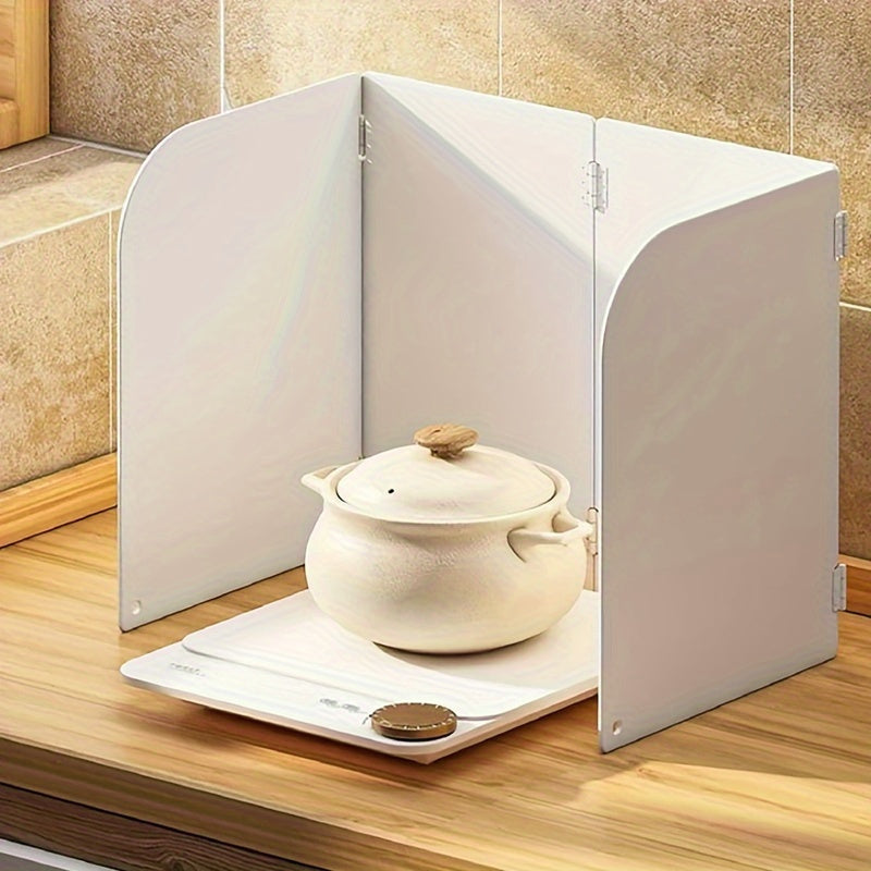 Kitchen Grease Splash Guard Metal Shield for Stovetop Cooking Oil Heat Resistant