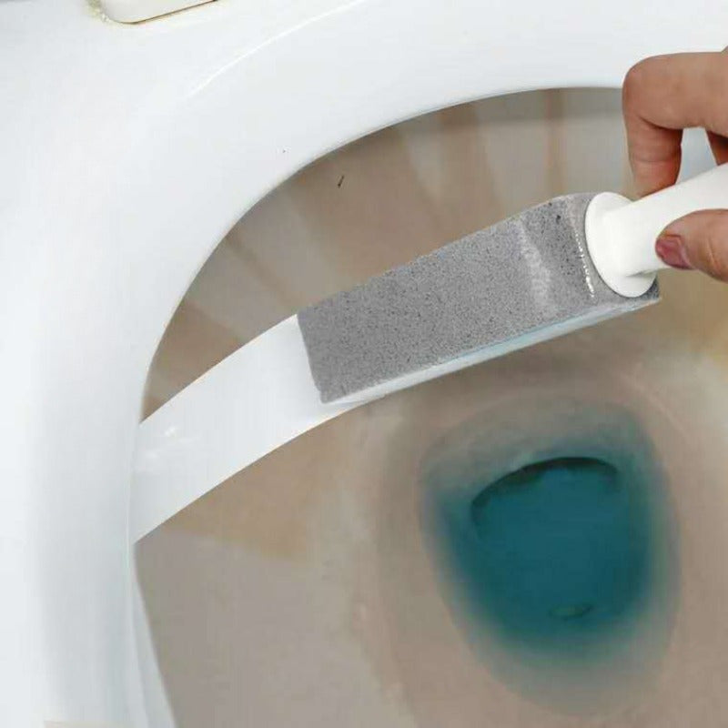 Bathroom Pumice Stone Toilet Brush for Stain Removal and Scale Cleaning