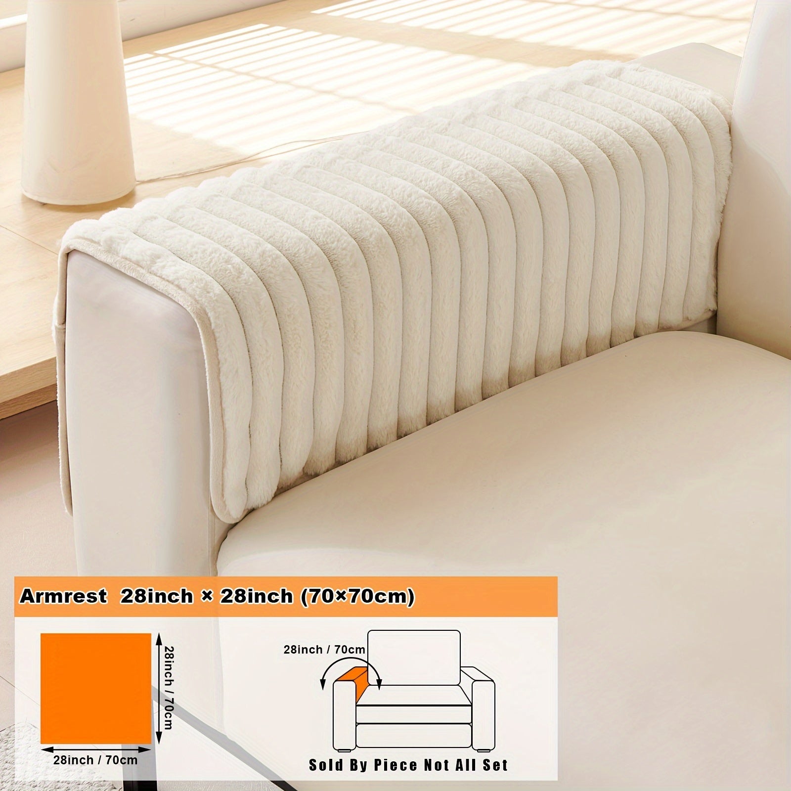 Barcha turdagi divanlar uchun mo'ljallangan, sun'iy quyon junidan tayyorlangan zamonaviy plush divan qoplamasi, mushuk va it egalari uchun iliqlik va himoya ta'minlaydi.