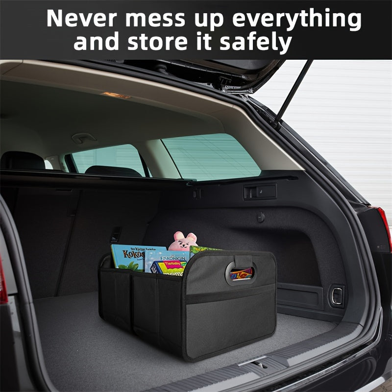 36L Collapsible Car Trunk Organizer Foldable Storage Box for Auto, Camping, Picnic