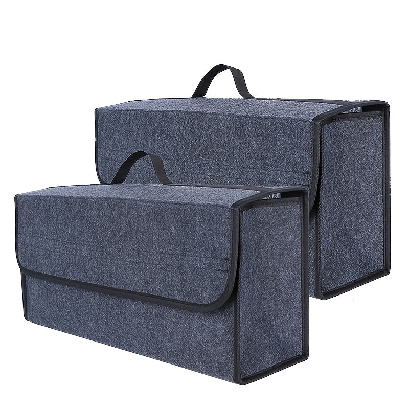 Bolsa organizadora para maletero de coche, de fieltro, solución de almacenamiento para herramientas, resistente y duradera