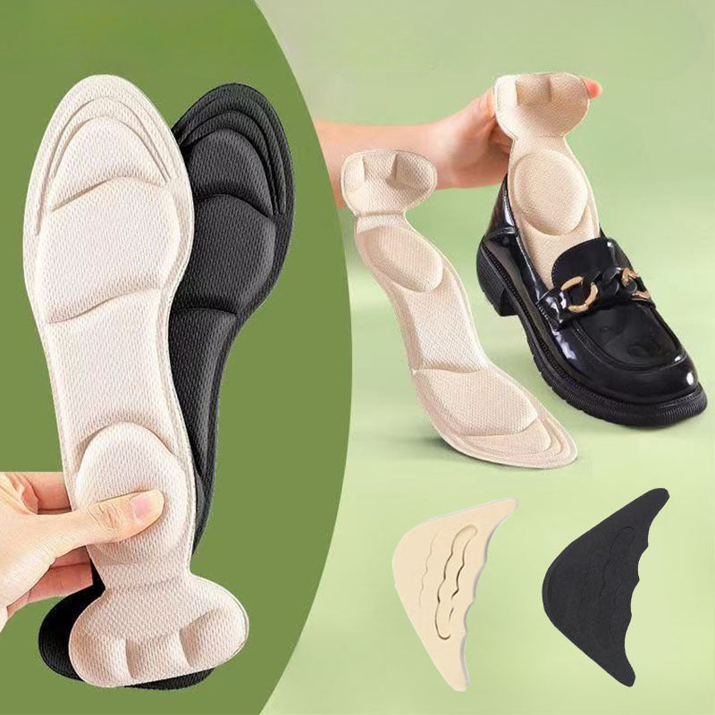 Women's Breathable Foam Insoles with Heel Support for High Heels and Flats
