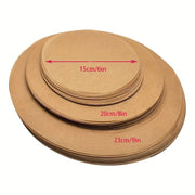 Pre-Cut Double-Sided Silicone Non-Stick Baking Paper 6/8/9 Inch Pack of 50 or 100