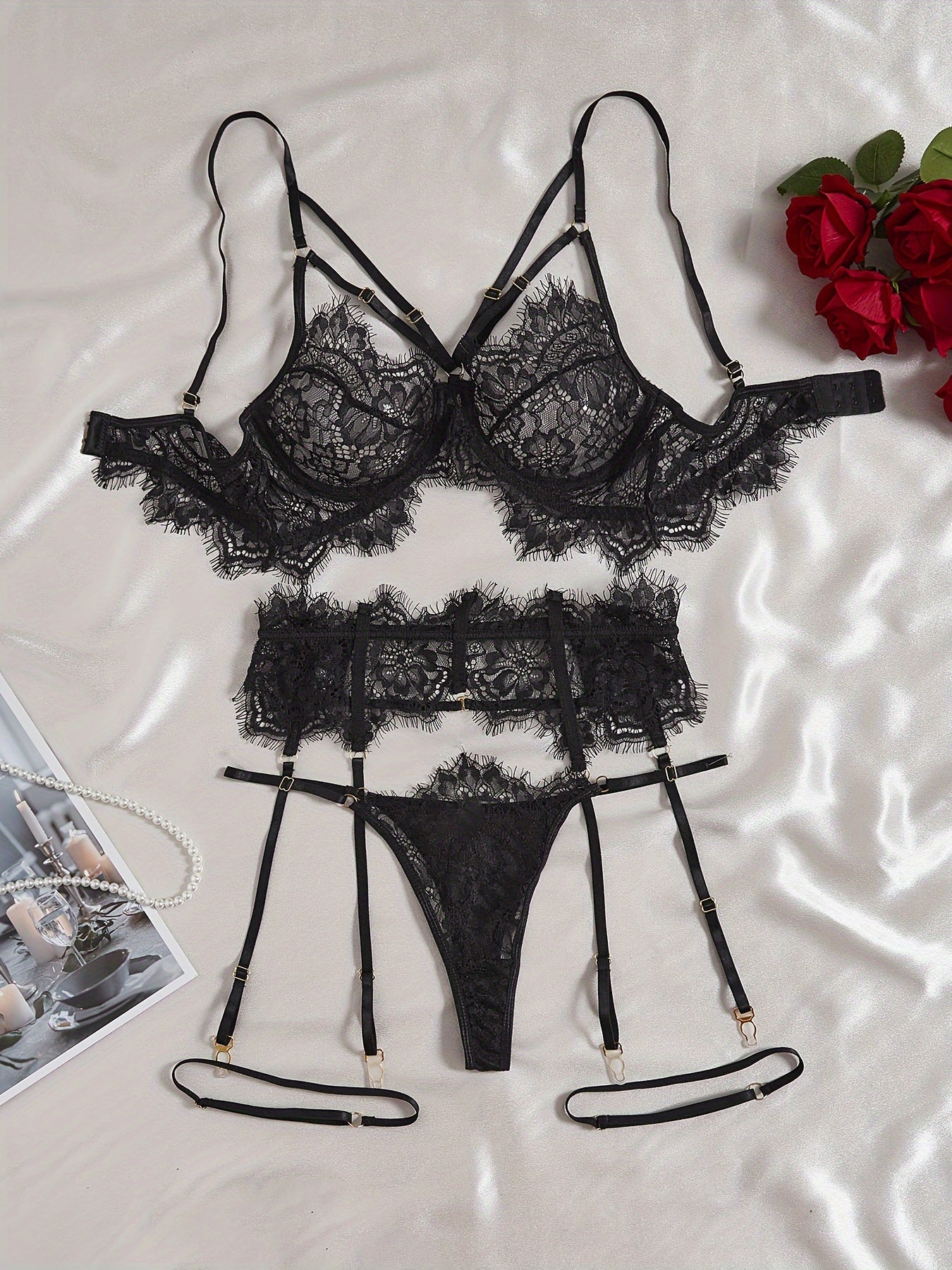 Women's Garter Lingerie Set Sexy Intimates for Women