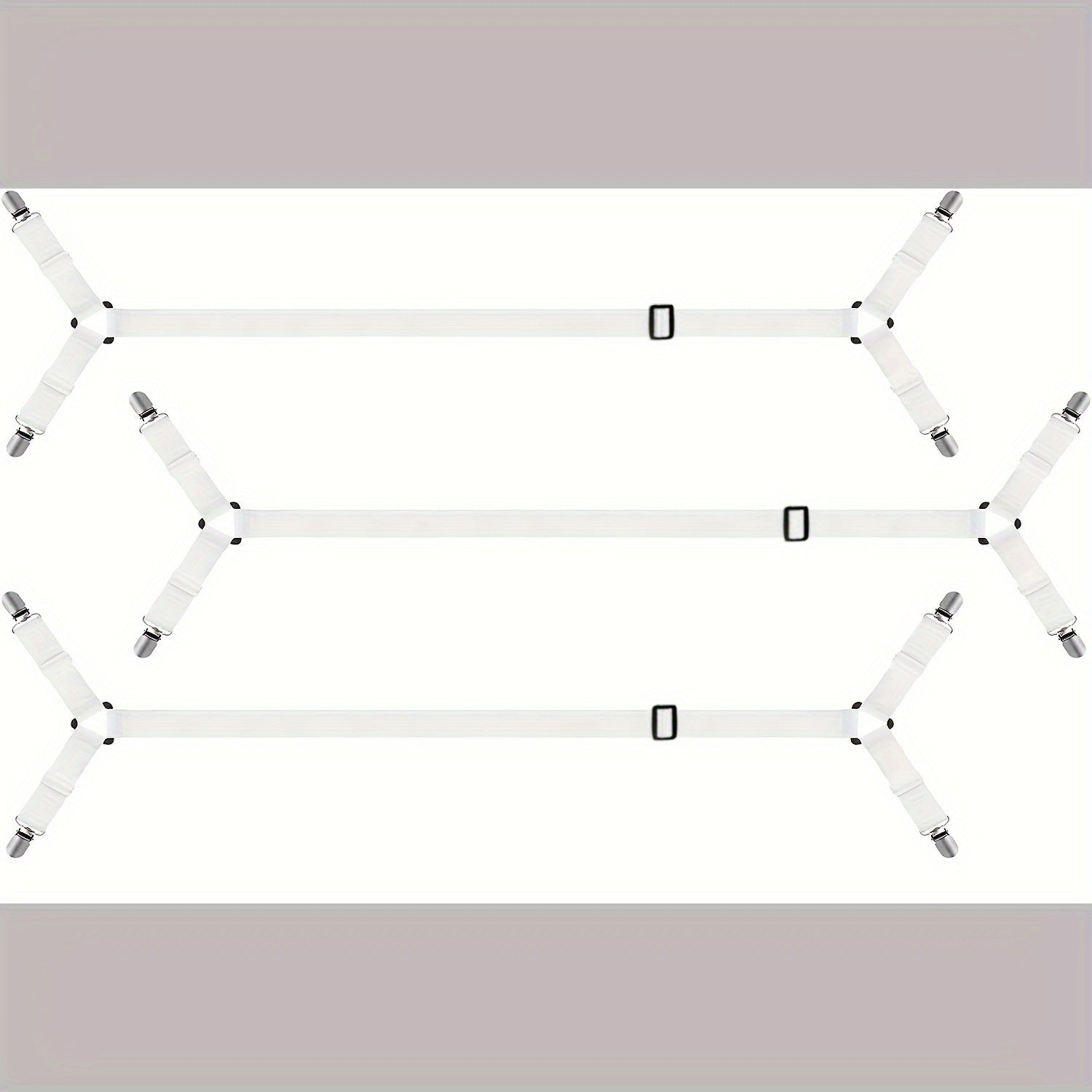 Adjustable Bed Sheet Holder Straps for Twin Queen King Mattresses