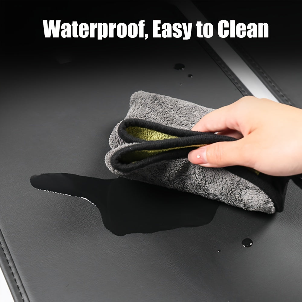 Rear Seat Backrest Cover for Model Y/3 Durable Seat Protector with Kick Pad