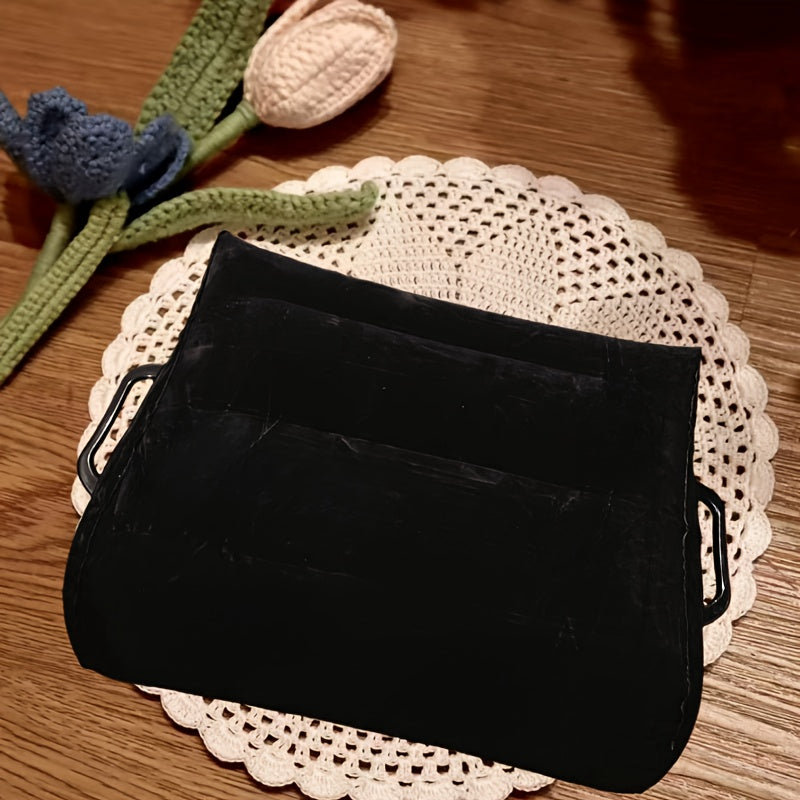 Black Inflatable Love Pillow for Couples Hypoallergenic Nylon Cover with Pump