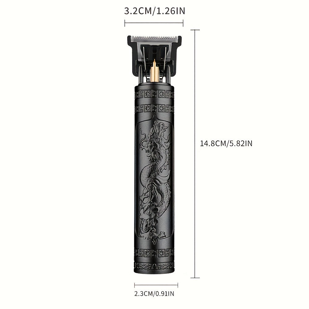 Men's Electric Hair Clipper Kit with T Blade Trimmer Rechargeable USB Grooming Tool