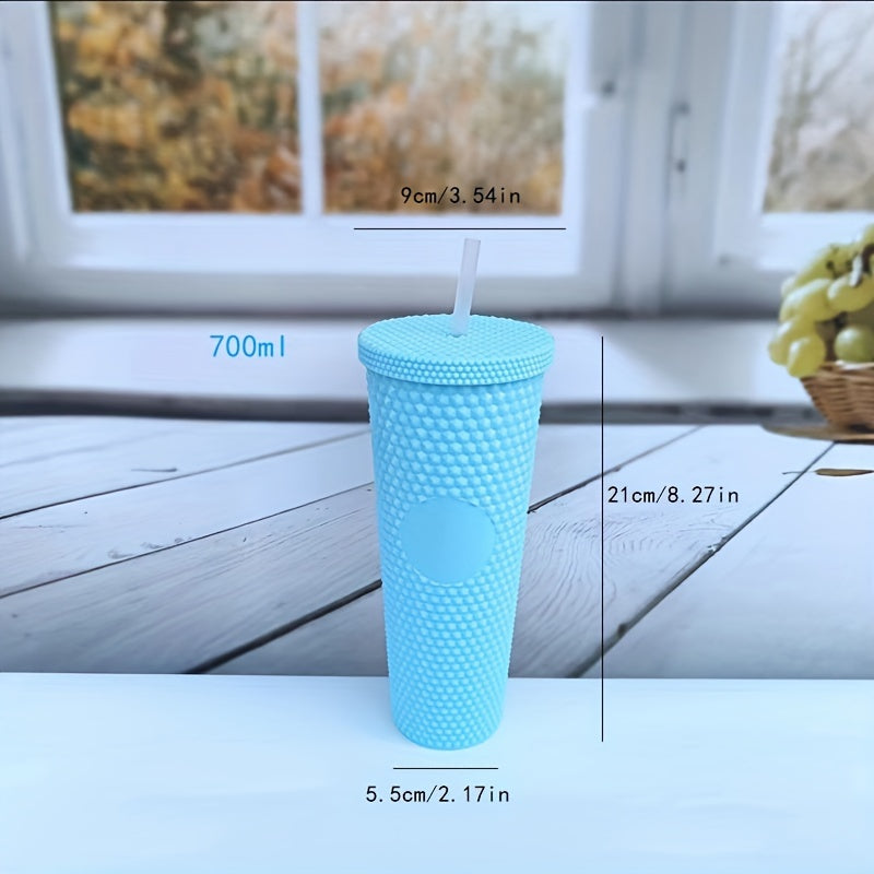 Juego de 3 tazas de pajilla de viaje de gran capacidad para niños con fácil transporte