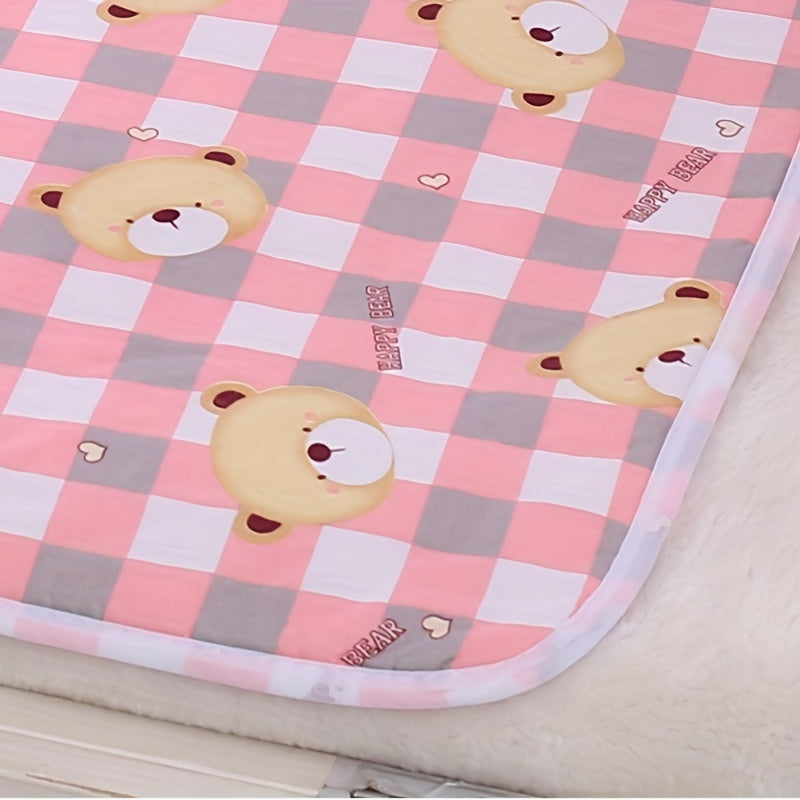 Alfombra de cambio impermeable para bebé 90cm x 70cm, reutilizable, lavable, para pañales de niños