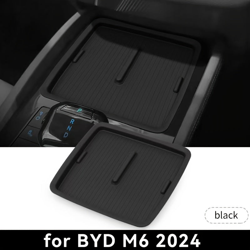 Silicone Car Interior Protection Mat for 24 Models Nonslip Central Console Pad