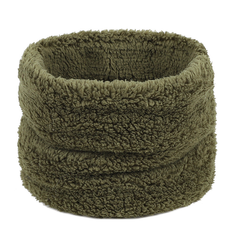 Cubierta de cuello alto cálida de invierno para hombres y mujeres, bucle único, unisex