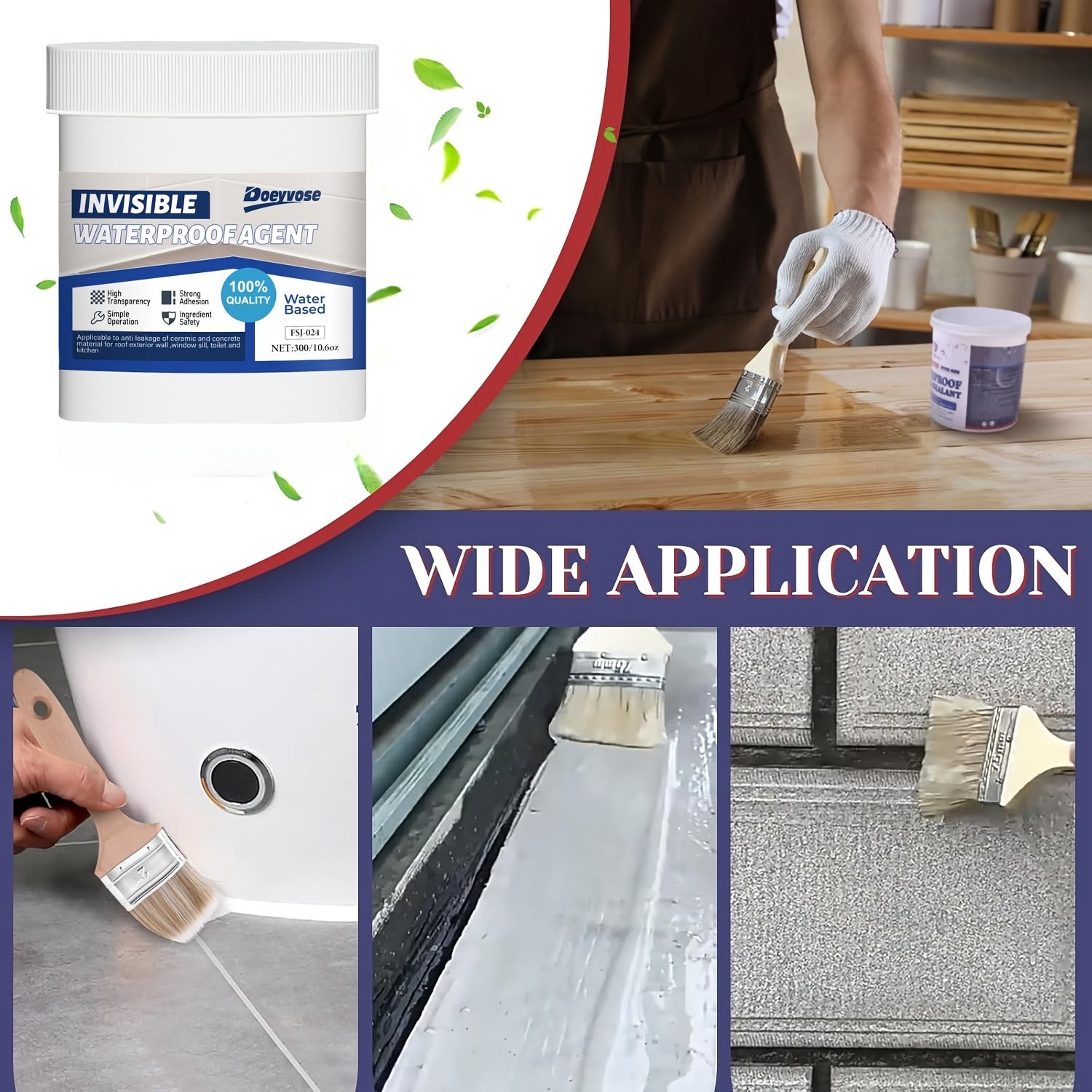 RV Roof Sealant Waterproof Coating Multi-Use High-Temp Resistant