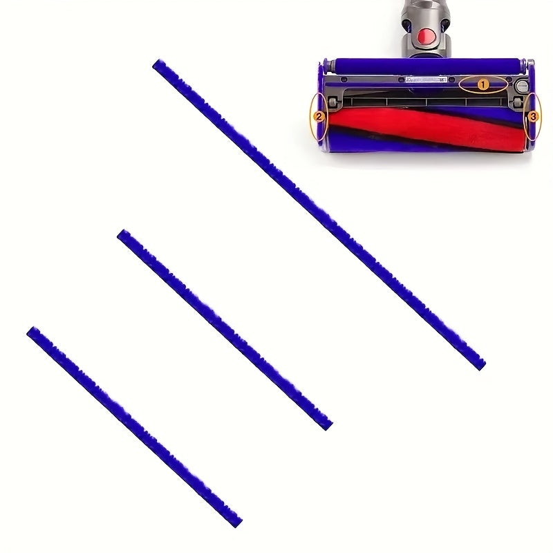 Dyson V6-V11 changyutgichlari uchun yumshoq plush rolik cho'tkasi va yopishqoq lentalar almashtirish to'plami. 3 ta lenta, T8 tornavida va rolik cho'tkasi qismi kiradi.