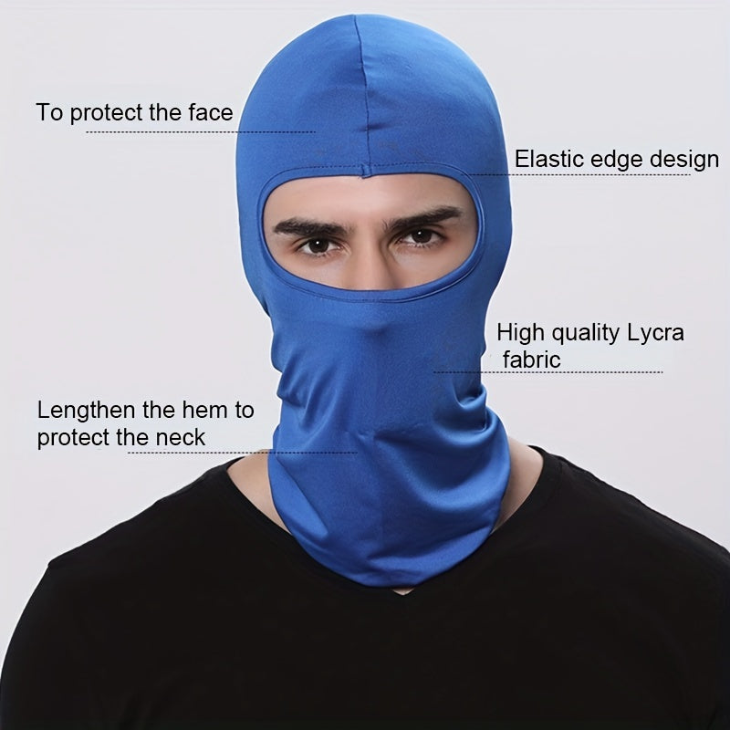 Unisex Breathable Ski Mask Helmet Inner Cap Windproof Neck Warmer