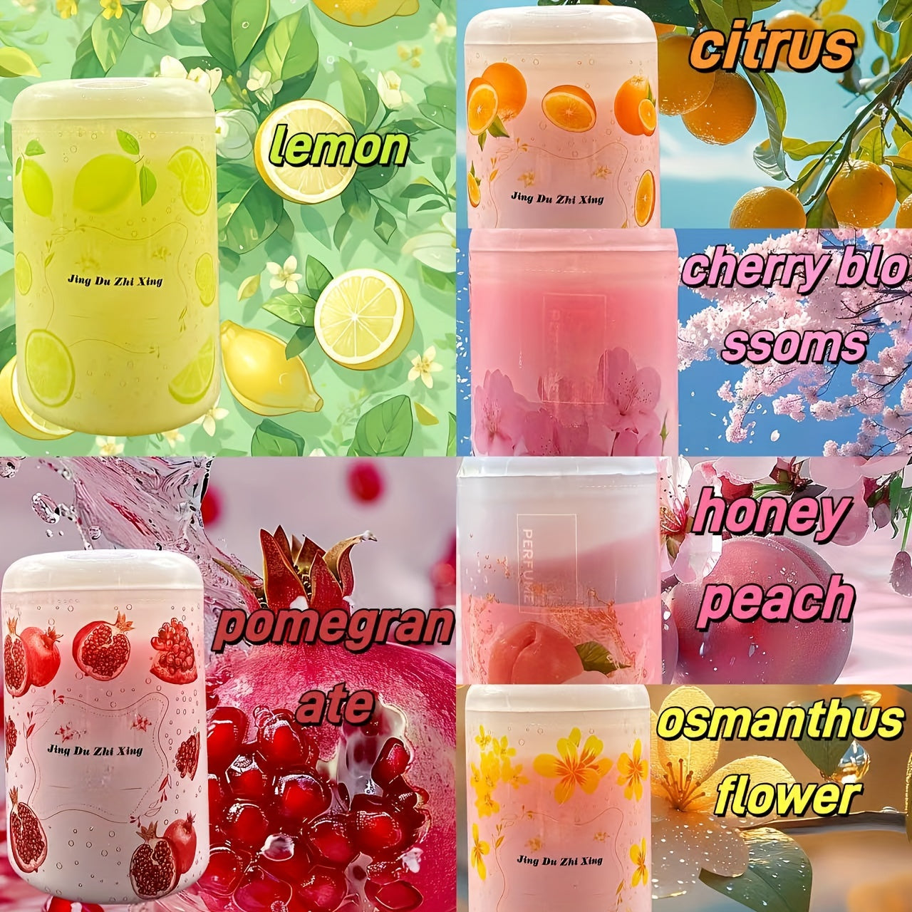 Solid Aromatherapy Air Freshener for Cars and Home Long-Lasting Fragrance