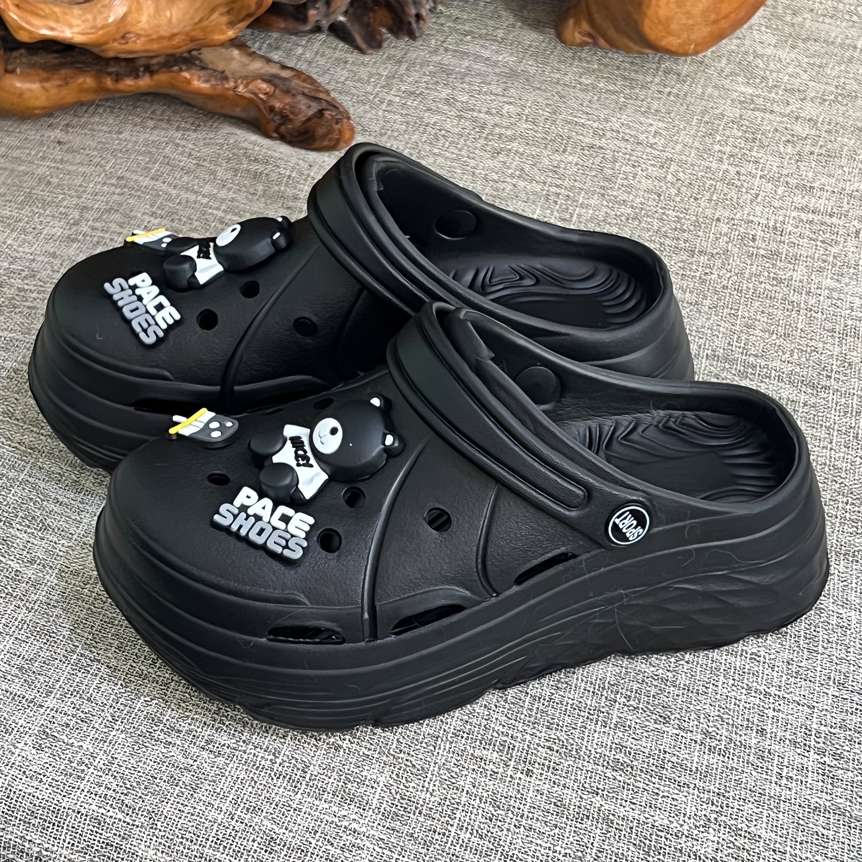 Women's Non-Slip EVA Platform Clogs Slip-On Indoor Outdoor House Shoes