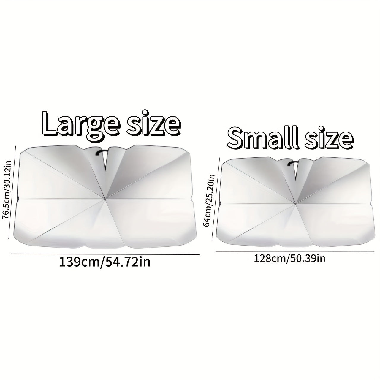 Car Sunshade Portable Windproof Retractable Umbrella Sun Protection