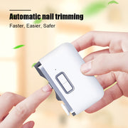 Afeitadora eléctrica de uñas 2 en 1 recargable por USB, dispositivo para manicura y pedicura, cuidado de uñas