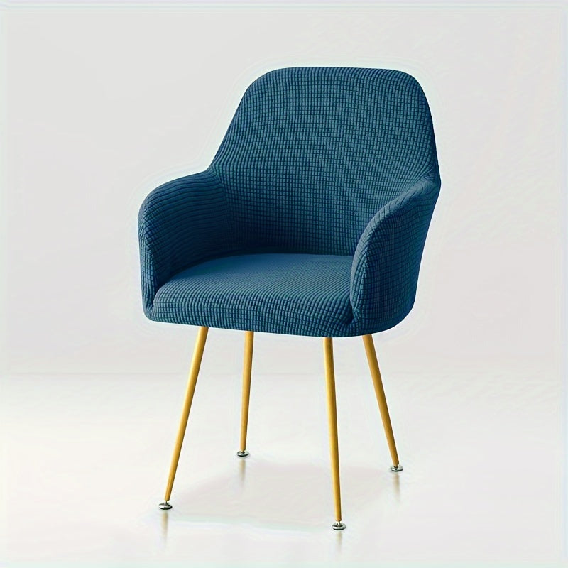 Zamonaviy uslubda yuqori qulaylik dizayni bilan cho'ziladigan mato stul qoplamasi, uy va mehmonxona ovqatlanish stullari uchun.